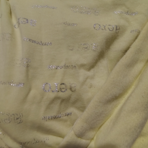 Aeropostale Yellow Women's Hoodie - Picture 7 of 7